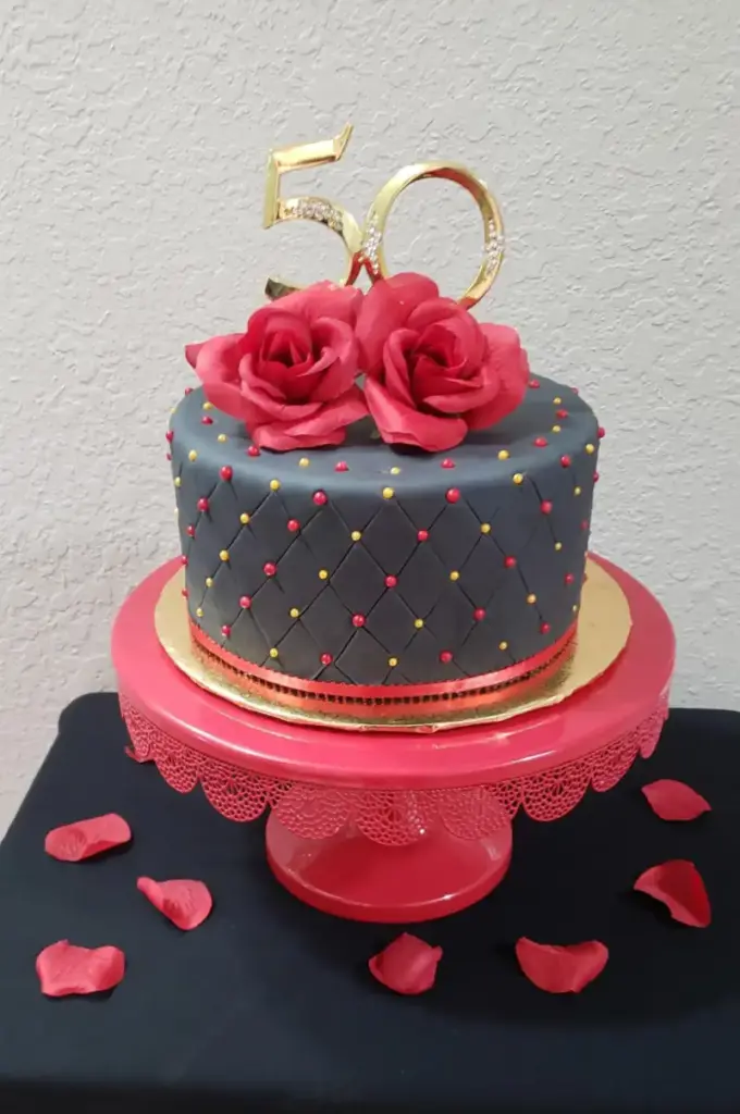 Custom Celebration Cake by Sweet Delight Cakery, LLC